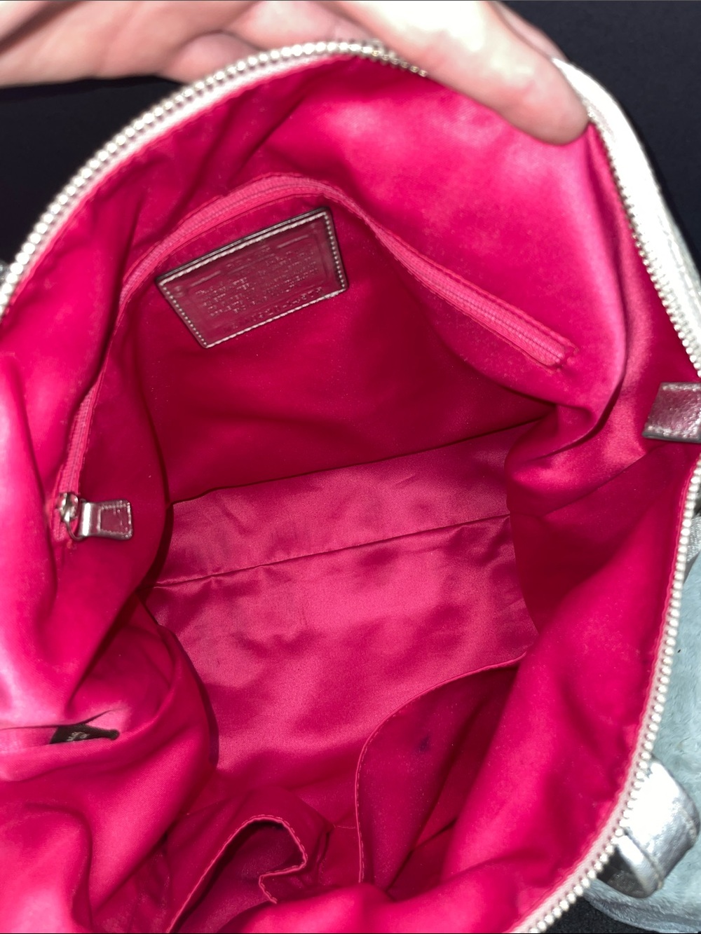 Coach Poppy ‘Glam’ Metallic Tote - Picture 15 of 17